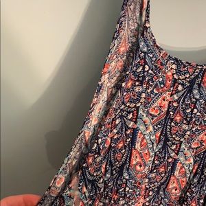 Multicolored Floral Flowy Dress